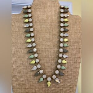 J. Crew Chic Beaded Necklace with Earthy‎ Tones